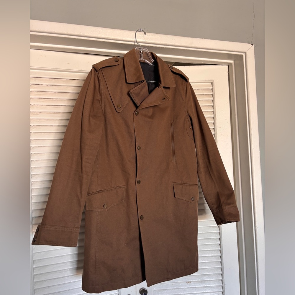 The Kooples Brown Military Coat